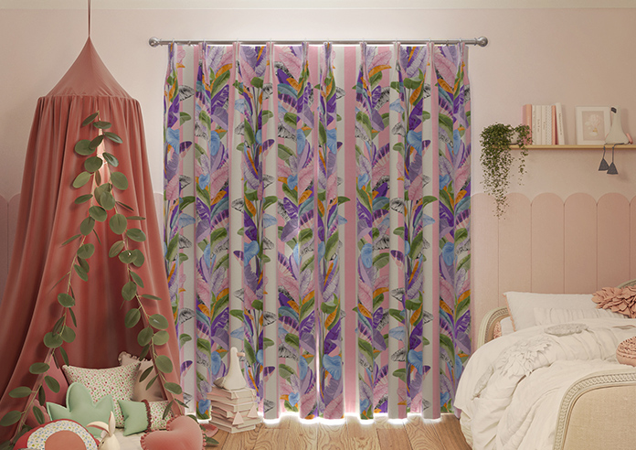 Palm Springs, Pink Stripe - Made To Measure Curtains - Image 7